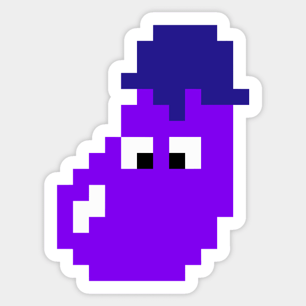 IC Eggplant Sticker by Delsman35